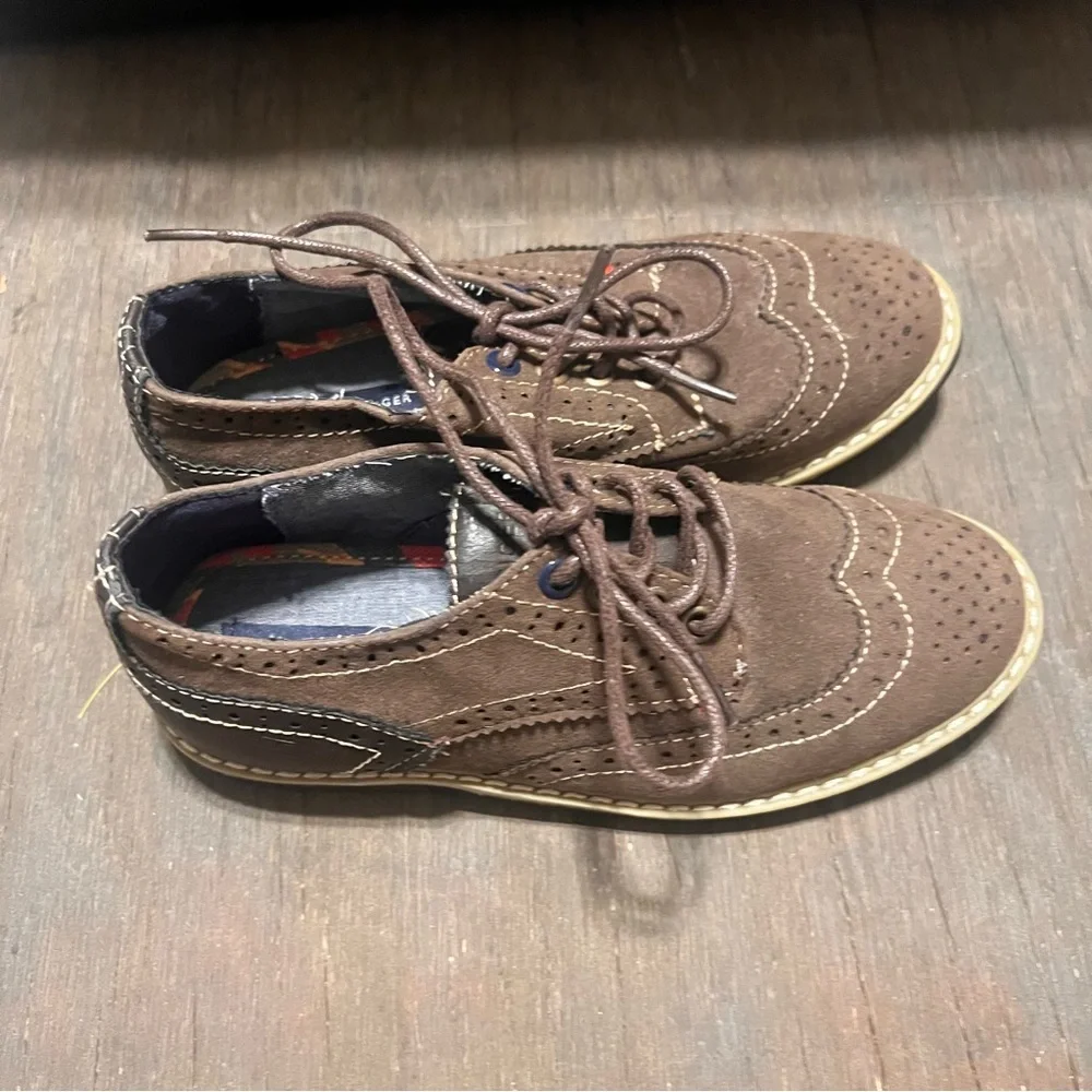 Tommy Hilfiger Dark Brown Lace-Up Shoes